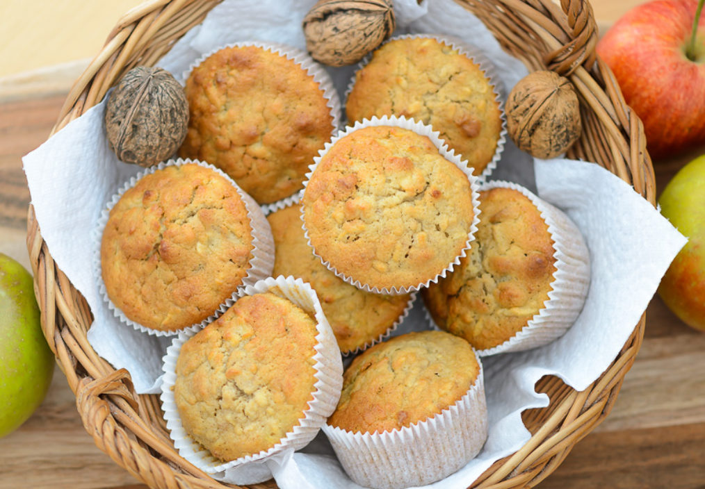 Apfel-Walnuss-Muffins | Connys Foodblog